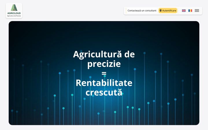 Screenshot of agricloud.ro