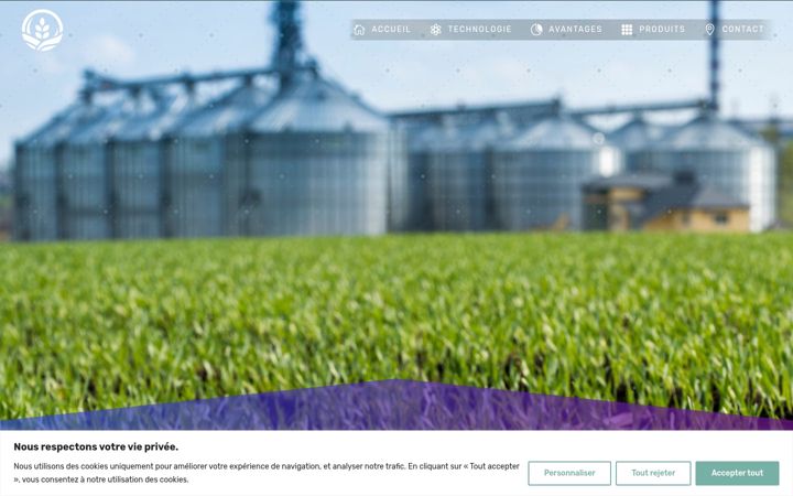 Screenshot of agricoat.fr