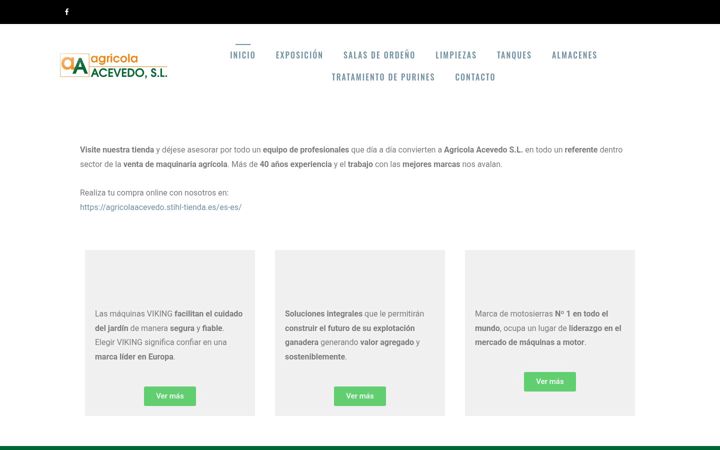 Screenshot of agricolaacevedo.es