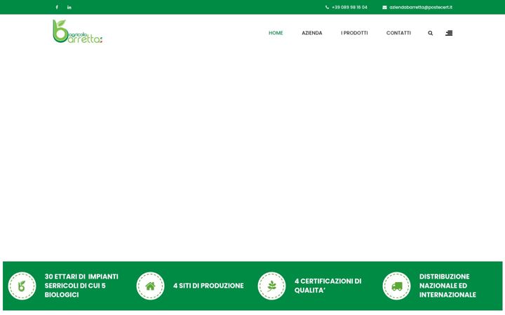Screenshot of agricolabarretta.com