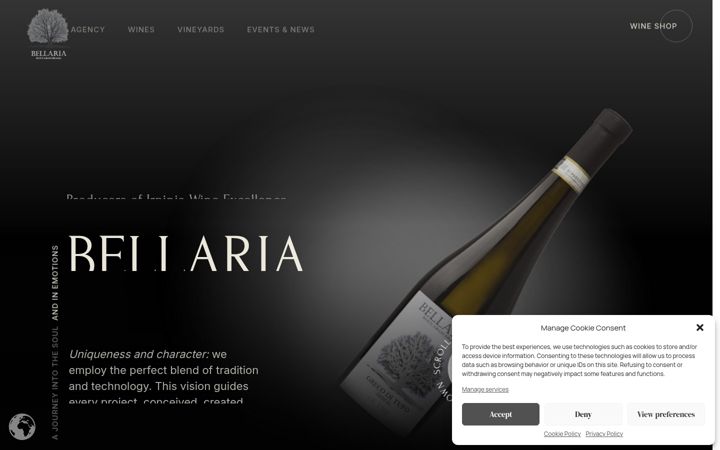 Screenshot of agricolabellaria.com