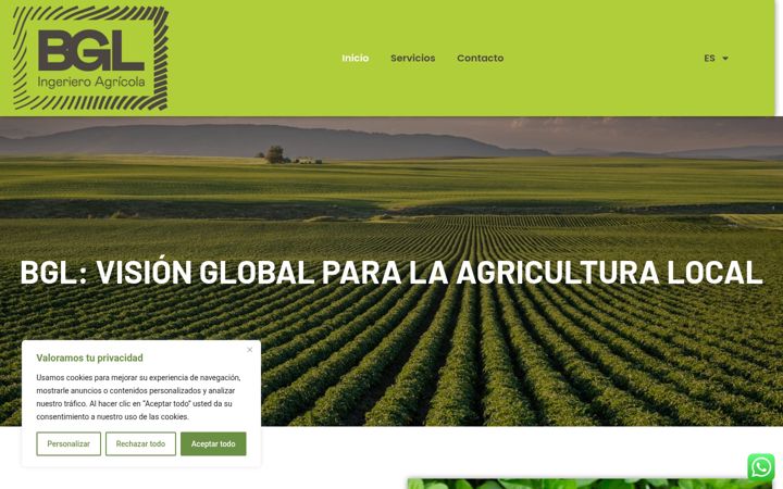 Zrzut ekranu agricolabgl.com
