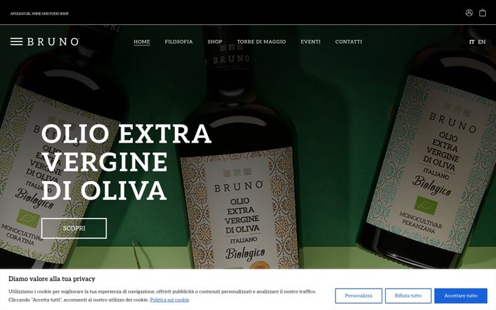 Screenshot of agricolabruno.com