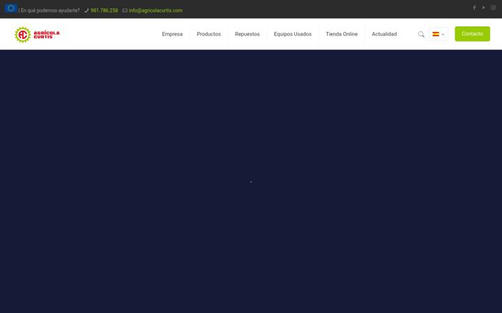 Screenshot of agricolacurtis.com