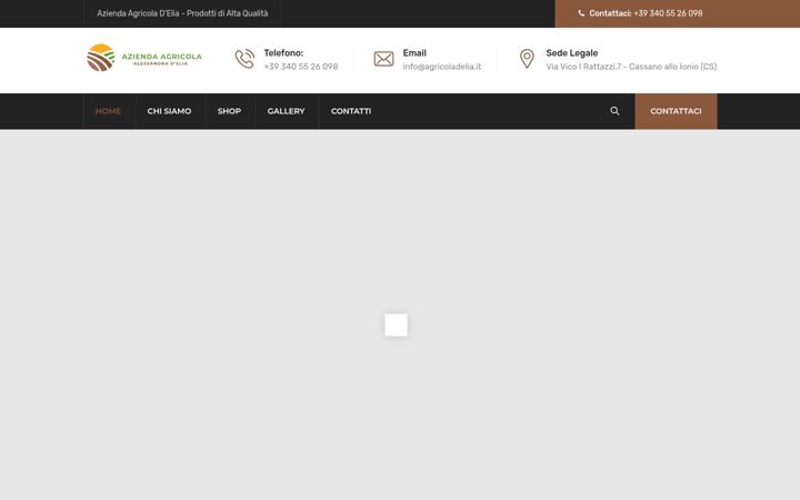 Screenshot of agricoladelia.it