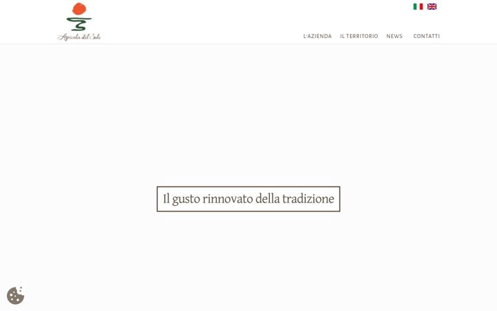 Screenshot of agricoladelsole.it