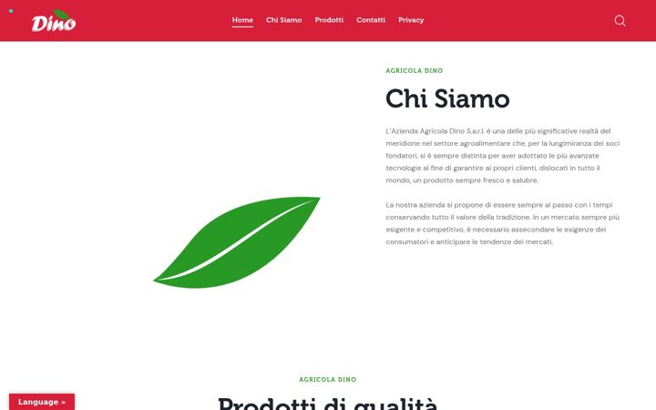 Screenshot of agricoladino.it
