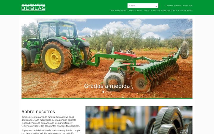 Skjermbilde av agricoladoblas.com