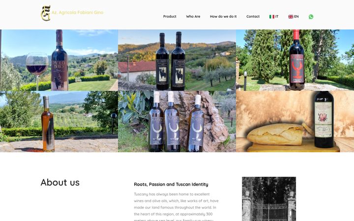 Screenshot of agricolafabiani.it