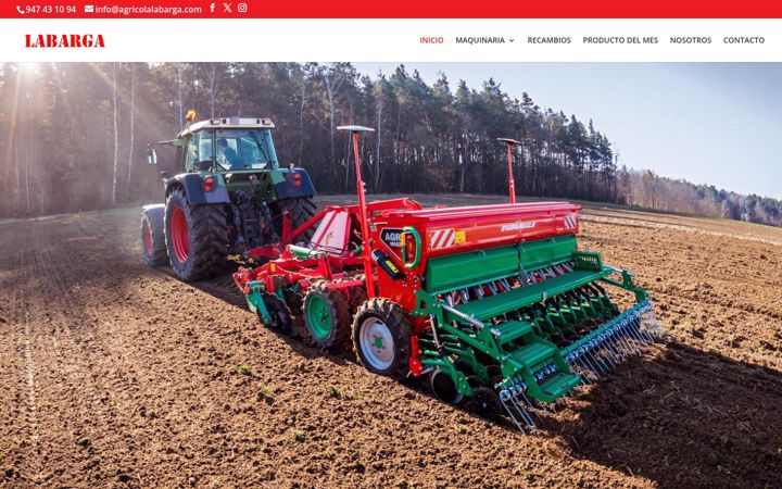 Screenshot of agricolalabarga.com