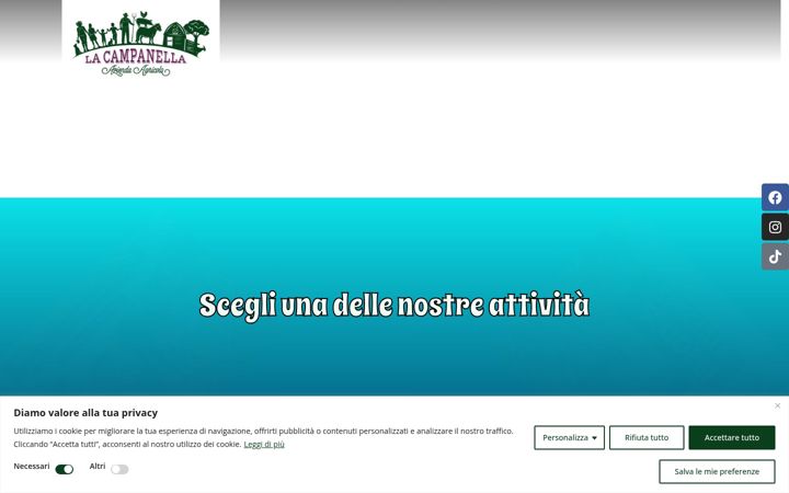 Screenshot of agricolalacampanella.it