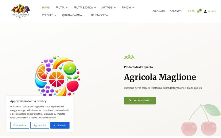 Screenshot of agricolamaglione.it