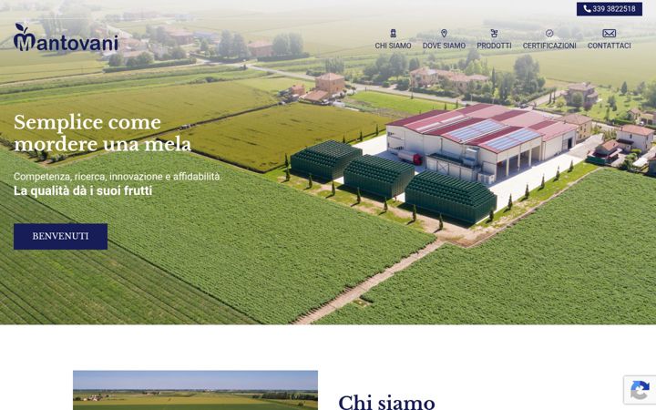 Екранна снимка на agricolamantovani.it