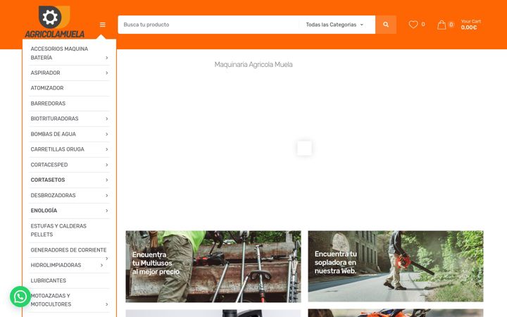 Screenshot of agricolamuela.com