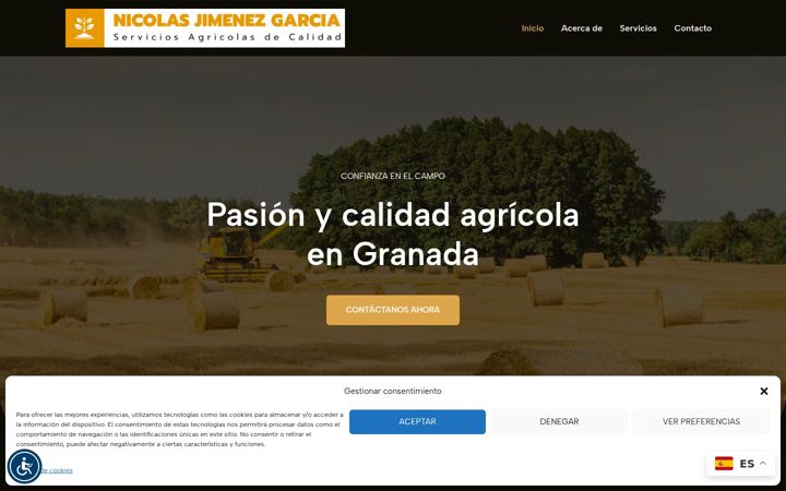 Screenshot of agricolanicolas.com