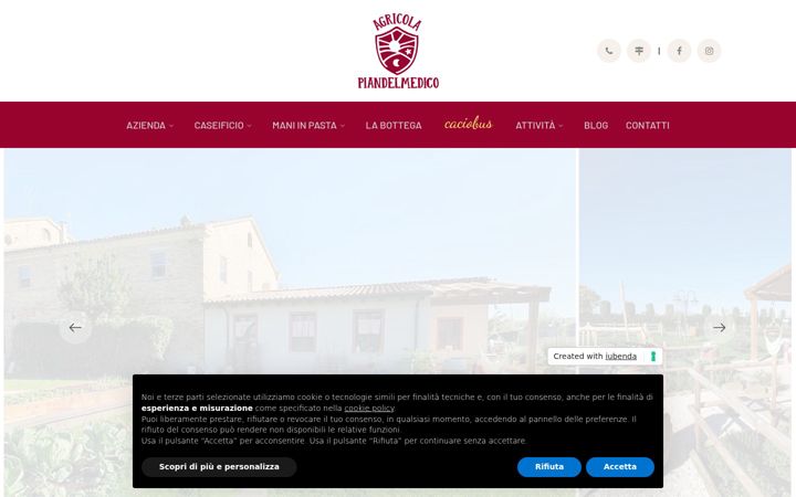 Screenshot of agricolapiandelmedico.it