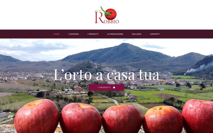 Zrzut ekranu agricolarobbio.it