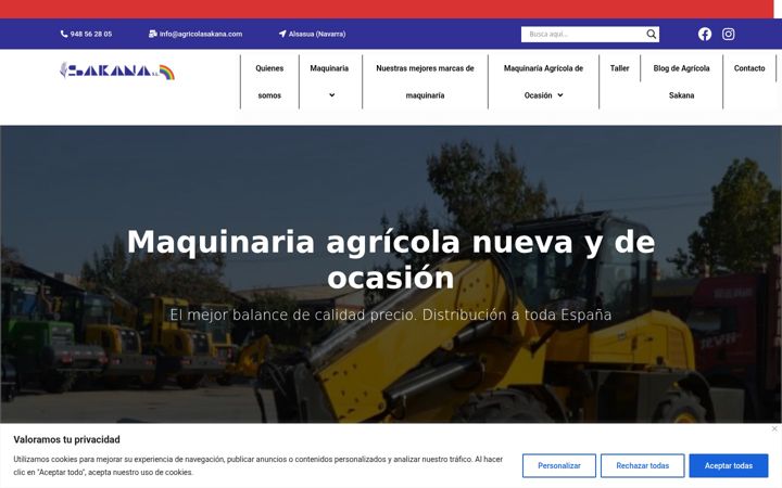 Screenshot of agricolasakana.com