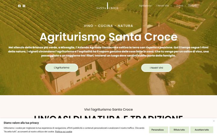 Screenshot of agricolasantacroce.com