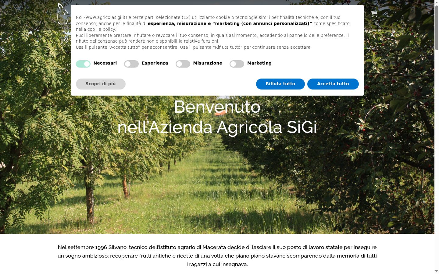 Captură de ecran a bannerului de consimțământ afișat înainte de orice interacțiune