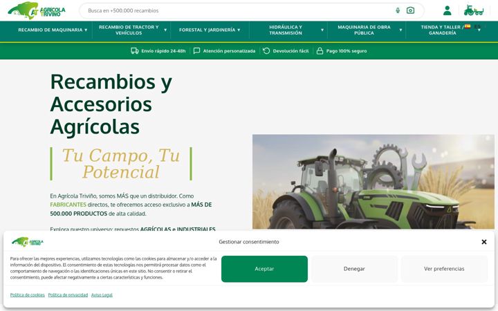 Screenshot of agricolatrivino.com