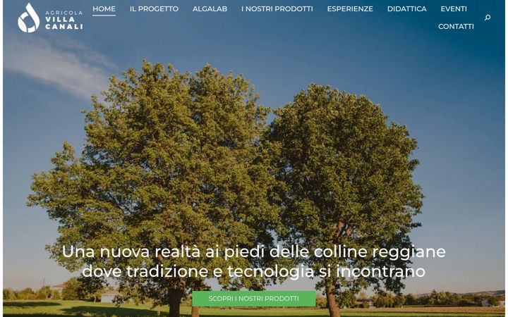 Screenshot of agricolavillacanali.com