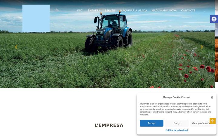 Screenshot of agricolavives.com