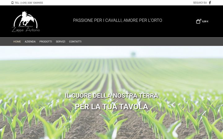 Screenshot of agricolazappa.it