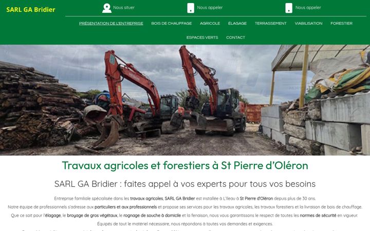 Screenshot of agricole-forestier-bridier.fr