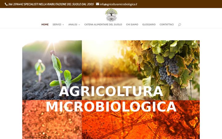 Screenshot di agricolturamicrobiologica.it