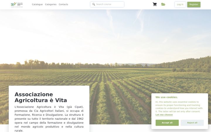 Screenshot of agricolturavita.eu