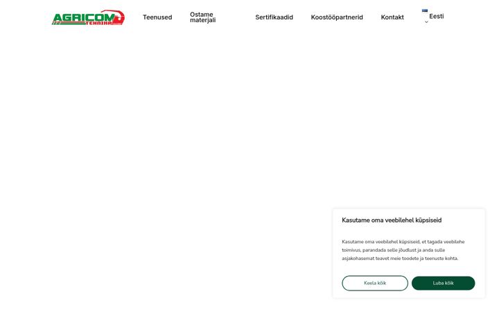 Screenshot of agricomtehnika.ee