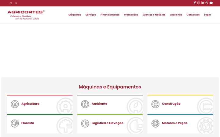 Screenshot ta' agricortes.com