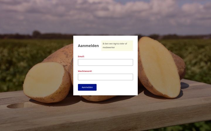 Screenshot of agricotelerportaal.nl