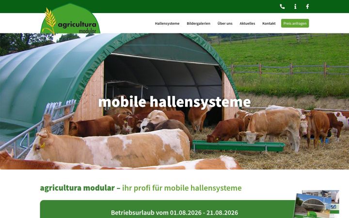 Captura de ecrã de agricultura-modular.de
