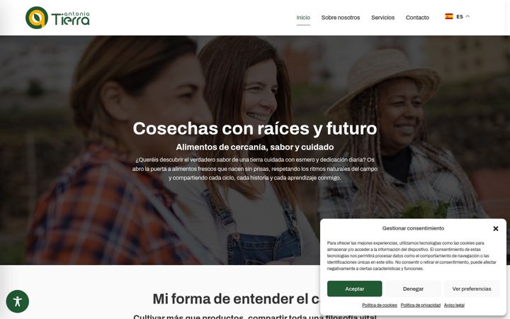 Screenshot of agriculturaantonia.com