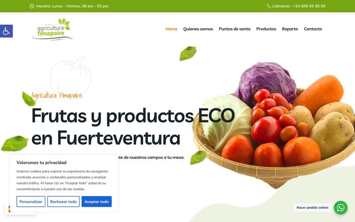Screenshot ta' agriculturafimapaire.com