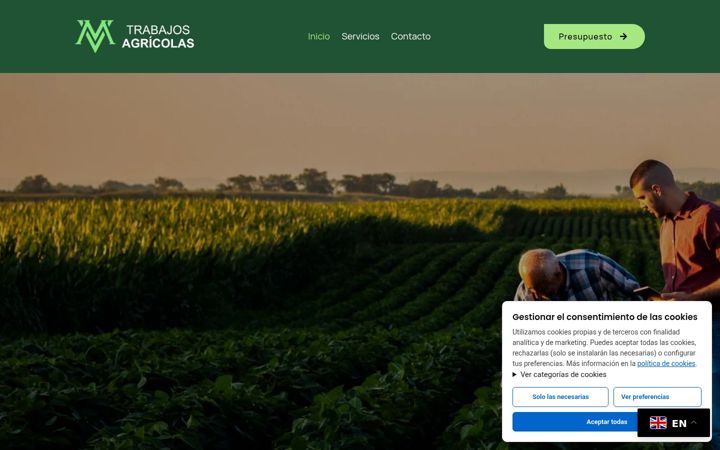 Screenshot of agriculturavilches.com