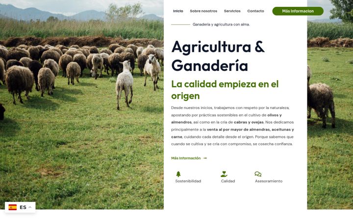 Screenshot of agriculturayganaderia.es