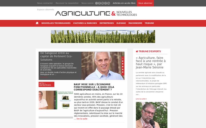 Screenshot of agriculture-nt.com
