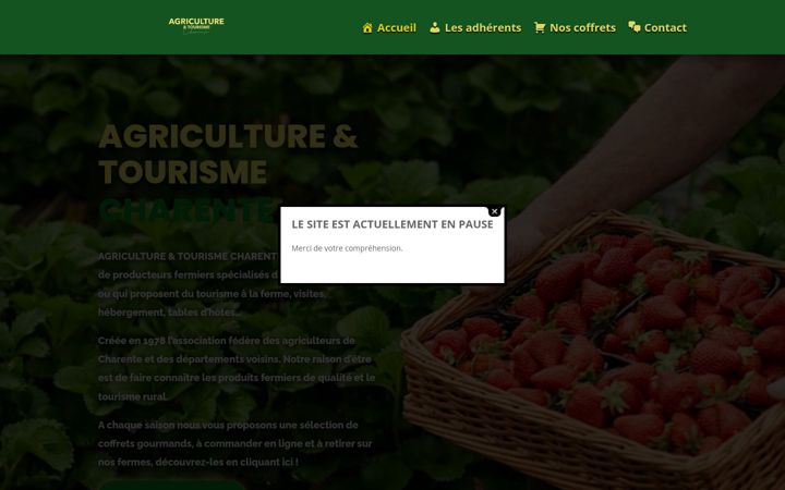Screenshot of agriculture-tourisme.org