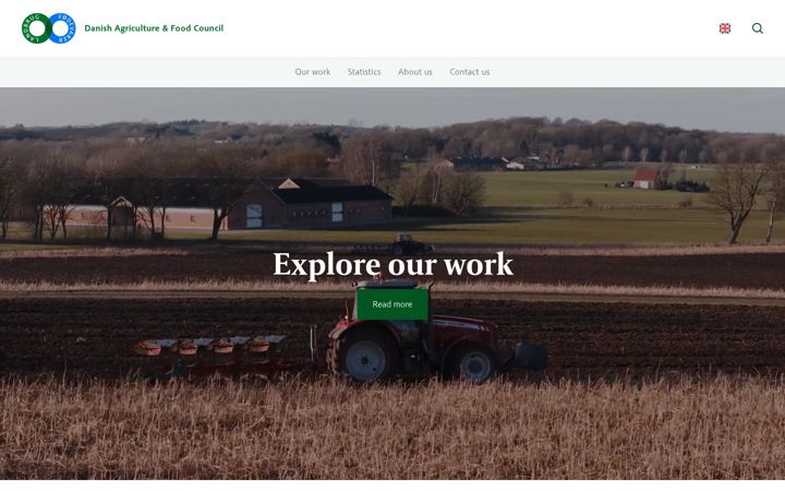 Screenshot of agricultureandfood.dk