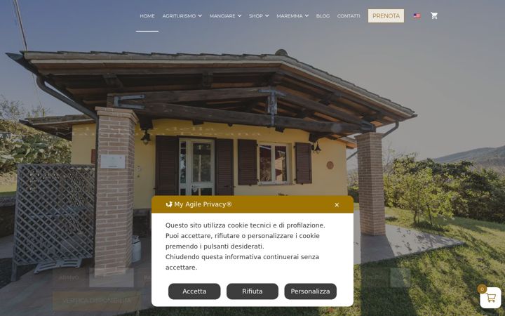 Screenshot of agricupido.it