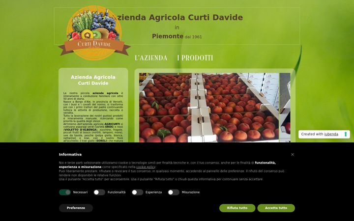 Screenshot of agricurti.it