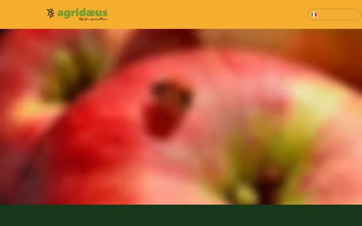 Skjermbilde av agridaeus.com