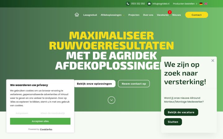 Screenshot di agridek.nl