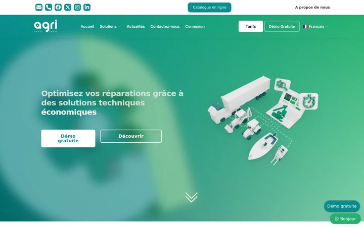 Skjermbilde av agridiaginfo.com