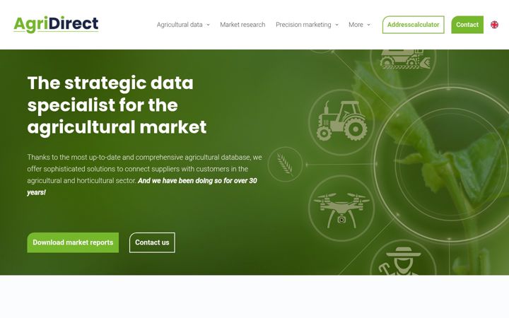Screenshot of agridirect.eu