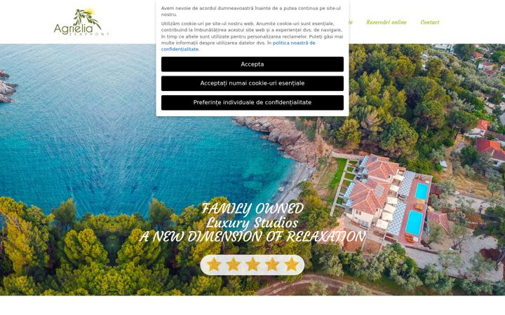 Screenshot of agrieliastudios.com