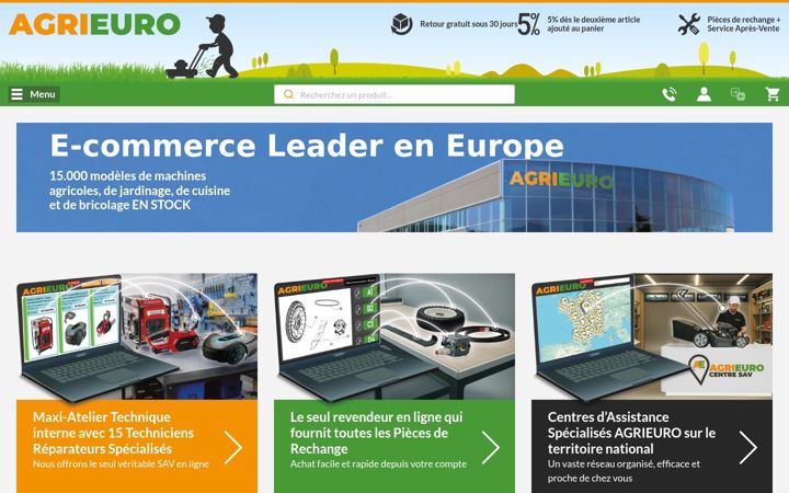 Screenshot of agrieuro.fr